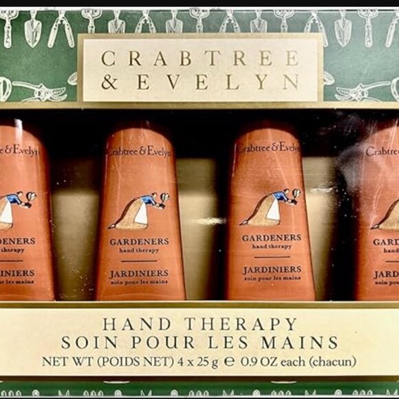 Crabtree & Evelyn GARDENERS Hand Therapy Set 4 Piece 🪴 New in Box - Picture 5 of 5